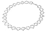 14K White Gold Matte and Hammered-Finish Hand-Crafted Designer Necklace, Enhanced with Bezel Set Diamonds.