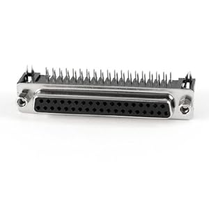 D-SUB DB37 37 Pin Female Right Angle PCB Mounting Connector Adapter