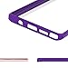 Galaxy Note 7 Case, Bastex Rugged Slim Fit Shockproof Rubberized Plastic Crystal Clear Back Panel Flexible Purple Bumper TPU Case Cover for Samsung Galaxy Note 7
