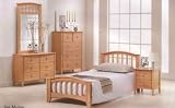 Modern San Marino Twin Bed/ Nightstand/Mirror/Dresser