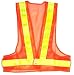 LED Safety Vest, 2" Reflective Band + Flashing 16 LED