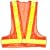 Ultra High-Visability LED Safety Vest - 2" Reflective Band Plus 16 Flashing LED