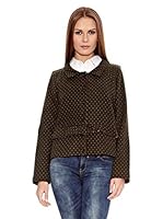 Titis Clothing Chaqueta Felpa Peplum (Marrón)