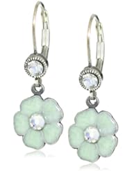 Liz Palacios "Crystales Opalos" Small Flower Drop Earrings