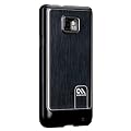Case-Mate BT-COV-CM016418 BarelyThere Case f�r Samsung i9100 aluminium/schwarz