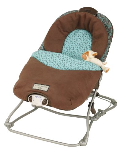 Buy Low Price Cozy Graco Travel Bouncer in Aqua Bay 8970AUB