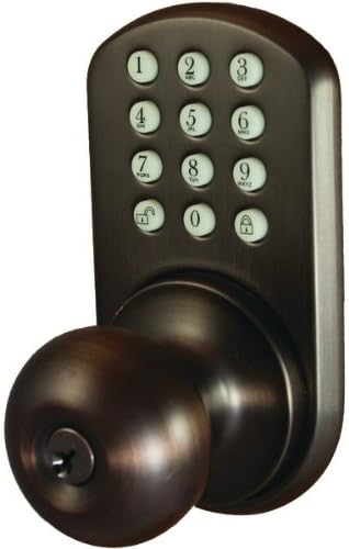 Morning Industry Inc Touchpad Electronic Door Knob (oil Rubbed Bronze)