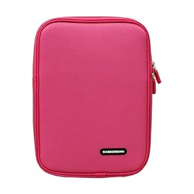 CaseCrown Double Memory Foam Netbook Case inch Neoprene Netbook Sleeve Case (Pink) for Asus Eee PC 904HD / 904HA Notebook