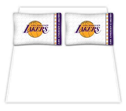 Sports Coverage Los Angeles Lakers Micro Fiber Sheet Set - Queen