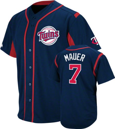 Joe Mauer Minnesota Twins Wind-Up Navy Player Jersey Joe Mauer Minnesota Twins Wind-Up Navy Player Jersey
