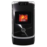 Motorola RAZR V3xx Unlocked Cell Phone with 3G, MP3/Video Player, MicroSD Slot--International Version with No Warranty (Licorice Black)