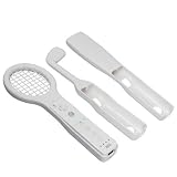 6in1 2 Players Sports Kit For Wii Tennis Baseball Wheel