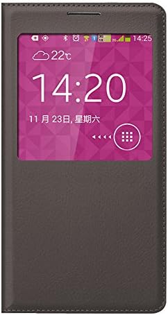 Yeuk Samsung Note3/Note 3 Case,Smart Flip Leather Cover with Auto Sleep Wake-up and Quick Access to Phone Call Function-Gray