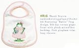 Kelly B Rightsell Hattie the Frog Thank Heaven for Little Girls Bib