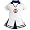 Illinois Fighting Illini White Infant One Piece Cheerleader Dress
