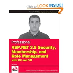 Professional ASP.NET 3.5 Security, Membership, and Role Management with C# and VB