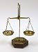 REAL SIMPLE...BRASS SCALE WITH A HARDWOOD BASE!!