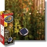 SOLAR POWERED ROBIN - GARDEN ORNAMENT
