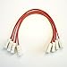 HitLights SMD 5050 and 2835 (10mm) LED Light Strip Connector Extension, Single Color - 6 Inch (4 Pack) Strip to Strip Any Angle Connector