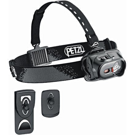 Petzl E89 P TacTikka XP Adapt LED Headlamp with 3 Colored Lenses, Black