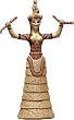 Minoan Snake Goddess Statue from Knossos Palace