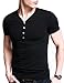 Neonysweets Mens Henley Shirts Short Sleeve T shirts