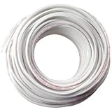 White 75 Feet 3-Strand 20-Gauge Bell Wire