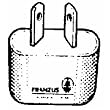 Franzus NW-2C Foreign Adapter Plug