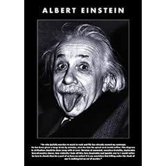 1art1 225 Albert Einstein - Zunge Poster (91 x 61 cm)