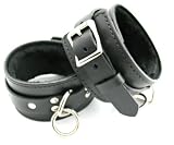 M2m Restraint, Wrist, Leather, Heavy Duty, Black