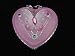 Butterly Jewerly Heart Shaped Gift Box With Mirror Pink; GIft for Valentine's Day and Mother's Day