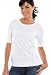 Kalon Clothing Ladies' Sheer Jersey Longer Length Schoop Neck T-shirt