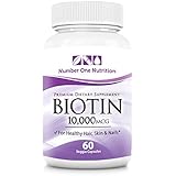 Number One Nutrition Biotin 10000mcg, 60 count