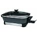 Oster CKSTSKFM05 16-Inch Electric Skillet, Black and Stainless Steel