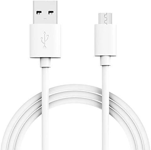 Nilogie Micro USB (2-Pack 6ft) - Durable Charging Cable, Strengthen with 6000+ Bend Lifespan for Samsung, Nexus, LG, Motorola, Android Smartphones and More (White)