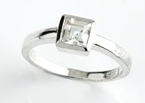 Ladies Square Stone Ring