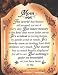 Decorative Wooden Block Inspirational Wall Plaque, Art - Mom, the World . . .: Poetry on Wood Collection