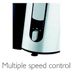 picture of Philips HR1861 Aluminium Whole Fruit Juicer with Juice Jug and Cleaning Brush