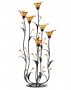 10 AMBER CALLA LILLY CANDLEHOLDER WEDDING CENTERPIECES 24 1/4" TALL