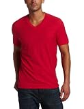 Calvin Klein Jeans Mens Classic Slub Knit V-Neck Tee
