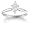 10k White Gold Marquise Solitaire Diamond Engagement Ring (3/4 ct, J-K Color, I2-I3 Clarity), Size 5