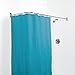 Zenna Home 33941SS, NeverRust Aluminum L Shaped Corner Shower Curtain Rod, Chrome