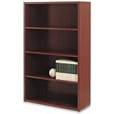 41AaPqguh9L. SL160  10500 Series Bookcase, 4 Shelves, 36w x 13 1/8d x 57 1/8h, Mahogany