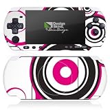 Design Skins for Sony PSP-3004 Slim & Lite - Pink Circles Design Folie