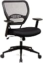 Office Star 5500 Space Air Grid Mid-Back Swivel Chair, Black, 20-1/2w x 19-1/2d x 42h