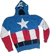 Captain America Cut N' Sew Fleece Hoodie Sweatshirt