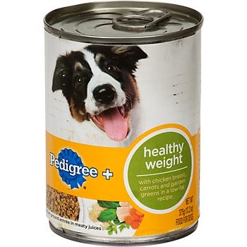 Pedigree Plus Healthy Weight Premium Ground Entrée with Chicken & Vegetables Canned Dog Food