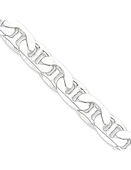 .925 Sterling Silver 9.5mm Anchor Link Chain