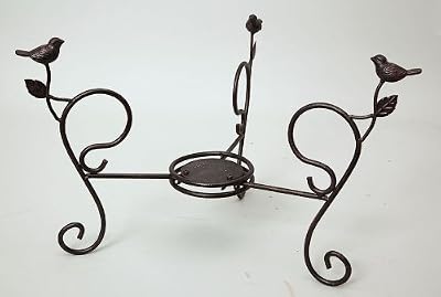Short Bird Decor Bird Bath Stand
