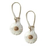 Image of Hultquist Crystal Daisy Drop Earrings